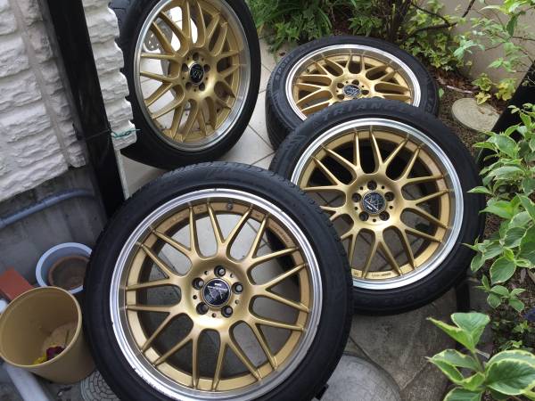 RAYS PCD100 BBS似 レガシィプリウス86BRZウィッシュフォレスタ 18 