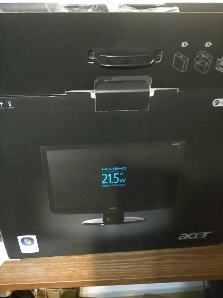 acer H223HQ 箱付き モニタ コンピュータ 【公式通販】