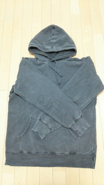 14AW Supreme Over Dyed Pullover ブラック L 中古品