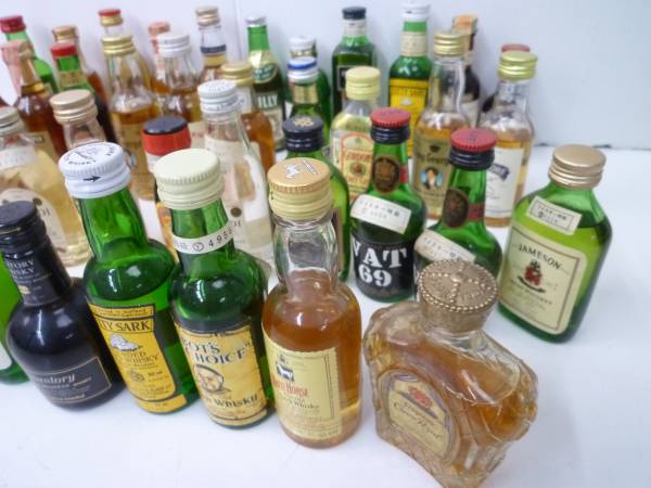 ミニボトル★ウイスキー★ブランデー★ラム★スピリッツ★40本