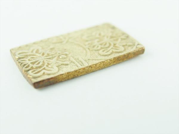 □古銭 明治二分判金 1枚 3g 貨幣 硬貨 古金銀