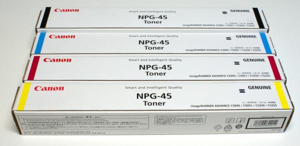 ★キヤノン★NPG-45★トナー4色セット★iR-ADV C5045/C5051用