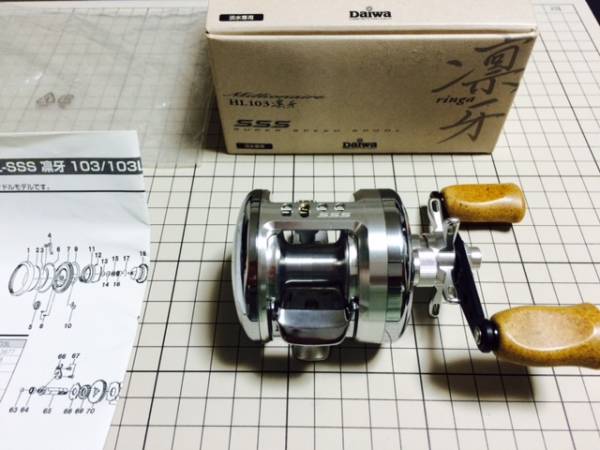 ダイワ ミリオネア凛牙SSS HL103 右巻き 限定希少品 超美品♪ スポーツ