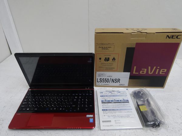 ■NEC LaVie S　(ルミナスレッド)LS550/NSR