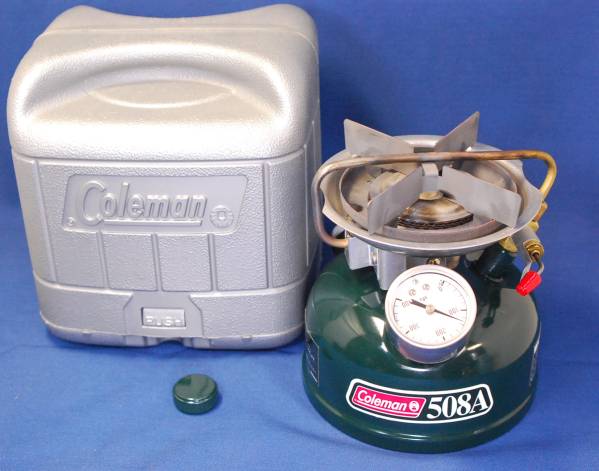コールマン Coleman シングルバーナー 508A 圧力計付