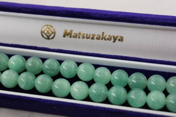 ◆翡翠 緑色天然石ネックレス◆55.7ｇ◆_1