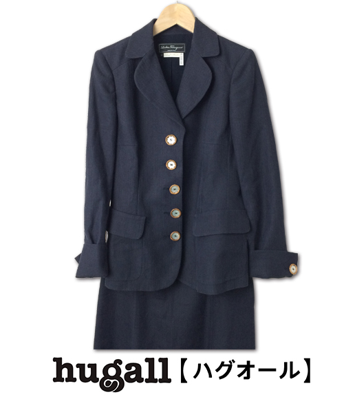 訳あり サルバトーレフェラガモ SIZE 40/38(M)スカートスーツ