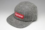 未使用品 15AW Supreme Harris Tweed Camp cap Grey キャップ