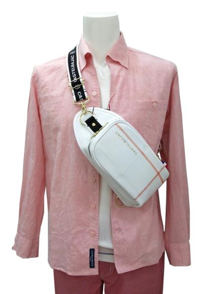 カステルバジャック★ミニボディバッグ★96911★シロ★新品