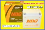 送料無料 GEL16CL-B GELバッテリー ヤマハマリンジェット