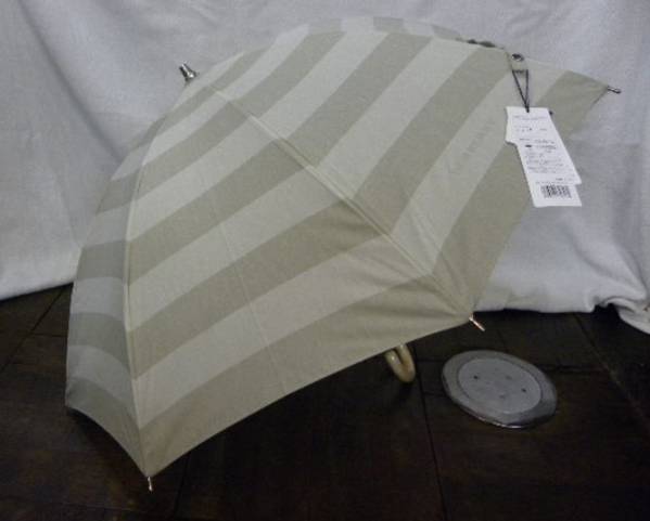 新品 バーバリー★ベージュ 晴雨兼用 プチパラ 日傘 日本製 長傘