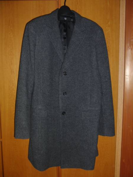 +J ユニクロ × ジル サンダー チェスターコート カシミア混 XL