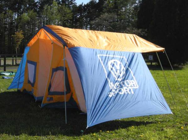 VWフォルクスワーゲン/ロッジ型ツールームテント/てっこつ/中古