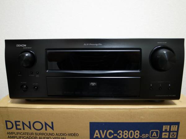 DENON デノン AVC 3808(A) 黒　中古