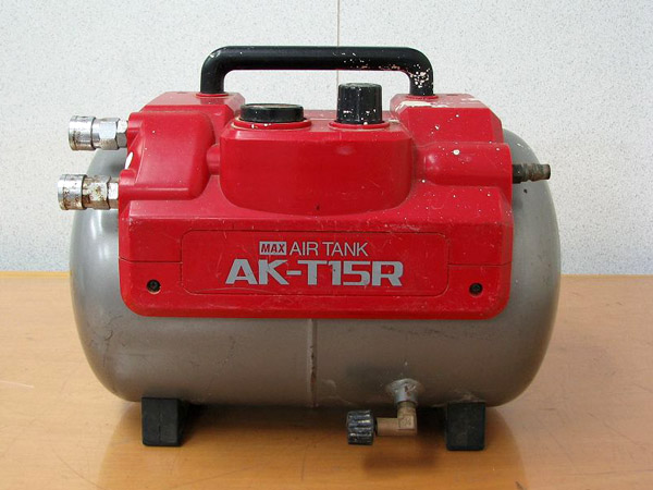 CNO2a★MAX AK-T15R エアタンク 予備タンク 15L 減圧弁付★