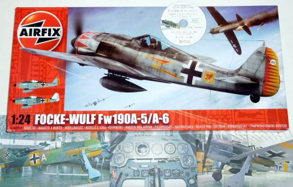 1⁄24 エアフィックス Airfix フォッケウルフFw190A-5⁄A-6 Scale Fw 1⁄