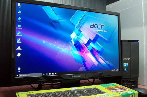 Win10□■acer X3950 Core i5 650/ 8GB/ 1TB！23型ワイド液晶