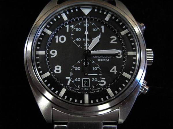 SEIKO 7T94-0BL0 - クロノグラフ Yahoo!オークション セイコー 腕時計