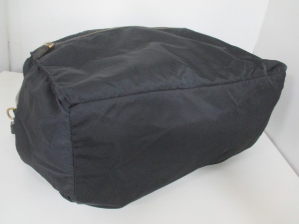 フェリージ ボストンバッグ 美品 P3 黒 ナイロン×レザー Felisi 美品