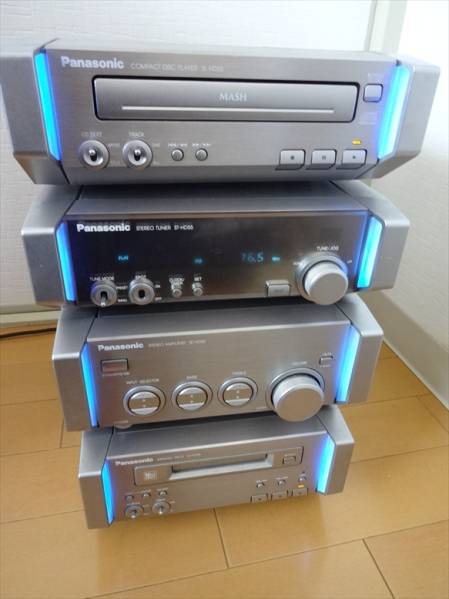 貴重！希少！お洒落！実働 パナソニック (オーディオ hd55」システムコンポ 「panasonic - Yahoo!オークション HD75 システムコンポSE-HD55 ラジオ・コンポ