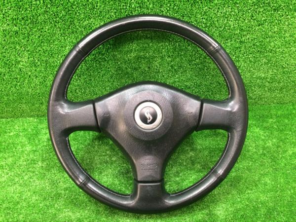R34★スカイライン　後期　純正ステアリングハンドル