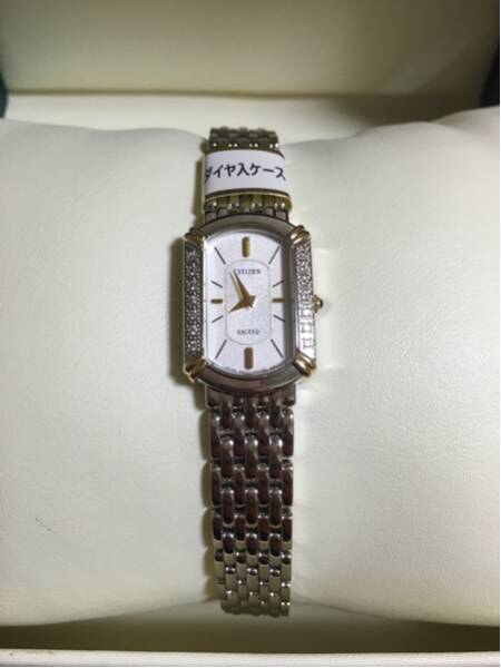 未使用！CITIZEN レディース腕時計 ダイヤ入り
