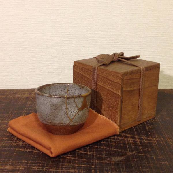 ☆斑唐津筒盃☆発掘伝世品☆李朝美濃志野伊万里備前桃山☆ xvpbvx