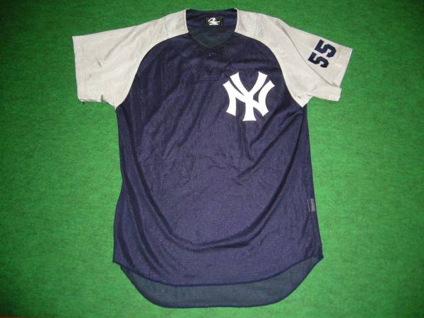 MLB/ ヤンキース ベースボールシャツ 松井秀喜/L