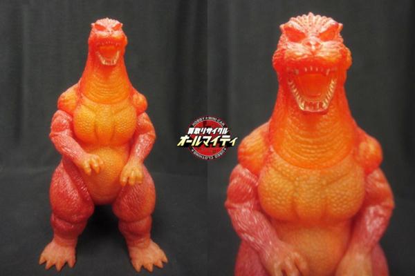 バンダイ バーニング ゴジラ ソフビ 全高約23cm ■