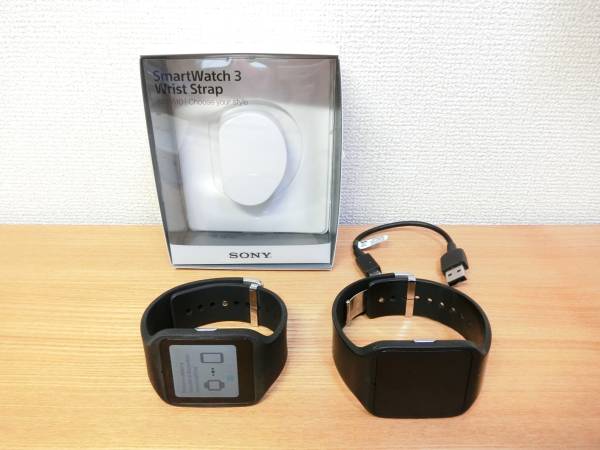 ソニー SmartWatch3 SWR50 黒/ブラック スマートウォッチ3 本体