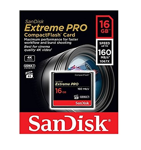 メール便◆ SANDISK CF Extreme Pro 16GB 160MB/s SDCFXPS-016G