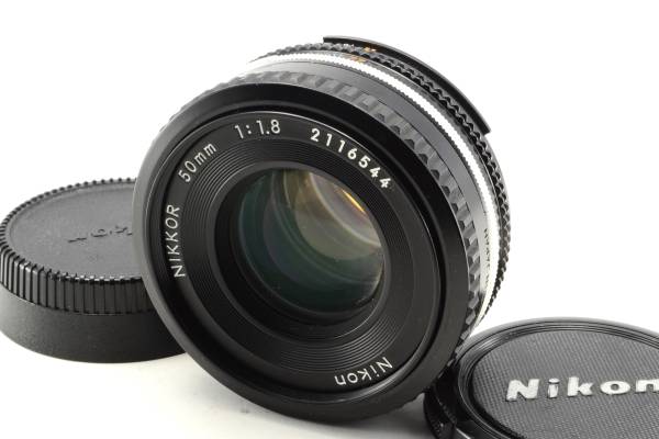 ☆良品☆Nikon ニコン Ai-S NIKKOR 50mm F1.8☆パンケーキ☆2684 外観