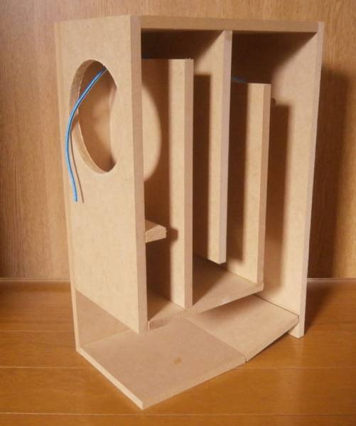 Stereo誌 FOSTEX 10cm 『P1000』 バックロードホーン箱②