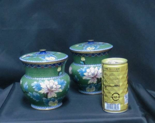 ▲晶▲七宝　茶缶