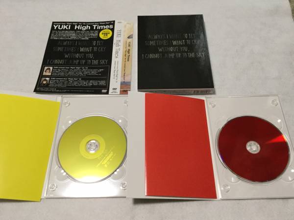 YUKI High Times 初回 2枚組 DVD おまけ チラシ & 撮影日の銀テ
