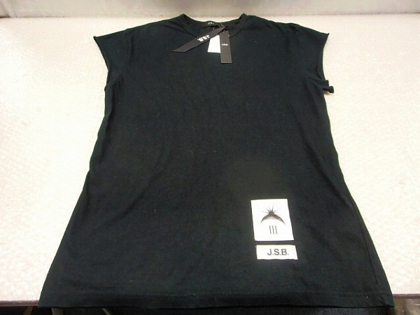 三代目J Soul Brothers J.S.B. Tシャツ Sサイズ 黒/JSB [梱0.1] MH