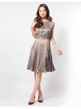 即決★ アナイ ワンピース 36 華やか* シルクサテン