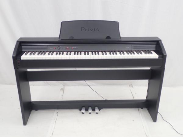 配送可能！美品ですCASIO カシオ Privia 電子ピアノ PX-750BK 2013年製