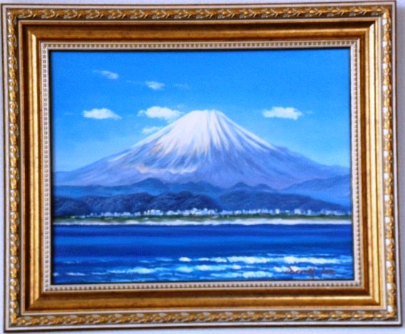 ☆パリ、街角の風景・油絵3号・キャンヴァス・加藤英男・真作 | MIKAS