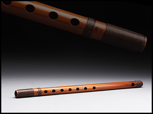 UK822 在銘 竹篠笛・竹笛・竹横笛☆和楽器木管楽器歌舞伎祭礼具