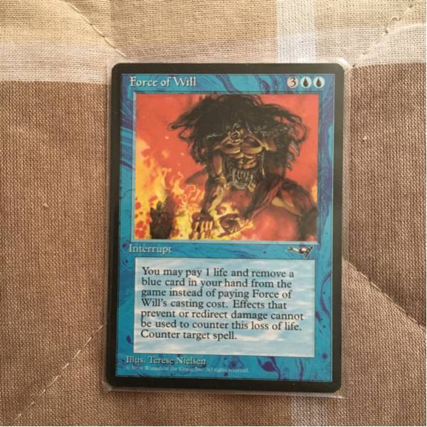 of Will 意志の力 MTG 英語 意志の力⁄Force アライアンス Force
