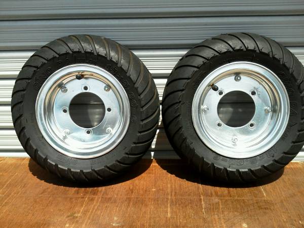 【中古】 モンキー6インチホイールタイヤ モンキー バイク用6インチアルミ タイヤ2本セット中古 オートバイ