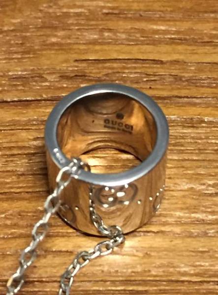 代官山)GUCCI K18WG アイコンネックレス