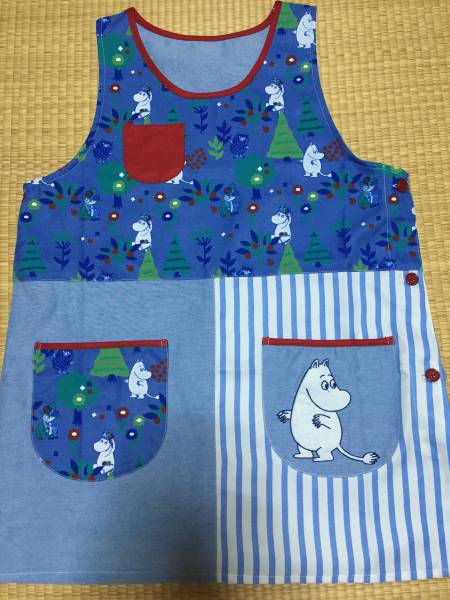 【新品】 ムーミンエプロン 保育士 看護師