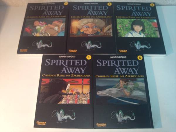即決　SPIRITED　AWAY　千と千尋の神隠し　英語版　全5巻　