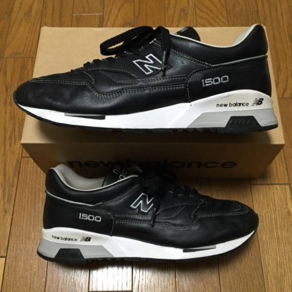 ニューバランス ブラック Balance New 0 M1500 by ブラックレザーの 