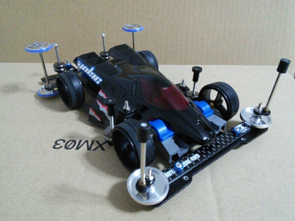 新品★ミニ四駆★ファイアドラゴン★ヒクオ★S2★カーボン★完成