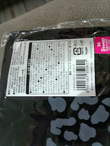 貴重！氷室京介・ハローキティコラボレーショントートバック