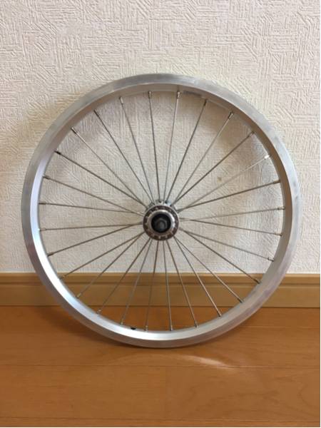 未走行品】BROMPTON 純正フロントホイール BROMPTON スーパーライト