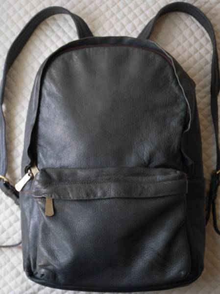 美品 genten　ゲンテン レザー リュック バッグ バックパック